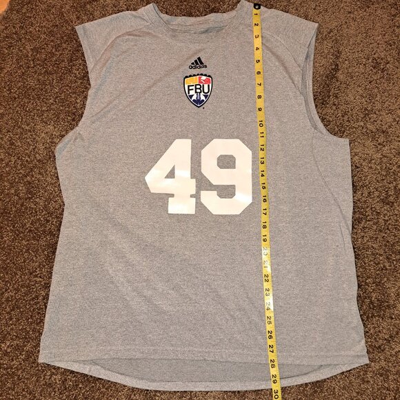 Adidas FBU Climalite #49 Sleeveless Tank Top large - Picture 6 of 6